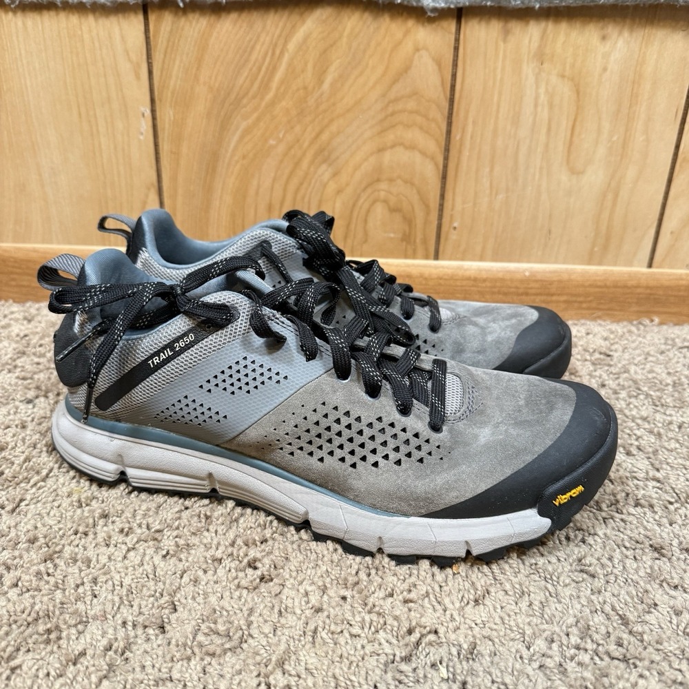 Danner Trail 2650 3" Hiking Shoes Charcoal Goblin Gray Blue Men's 10 D Width